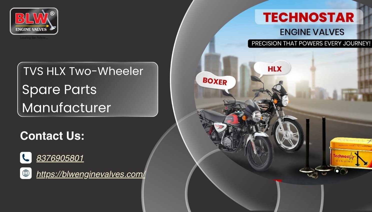 TVS HLX Two-Wheeler Spare Parts Manufacturer